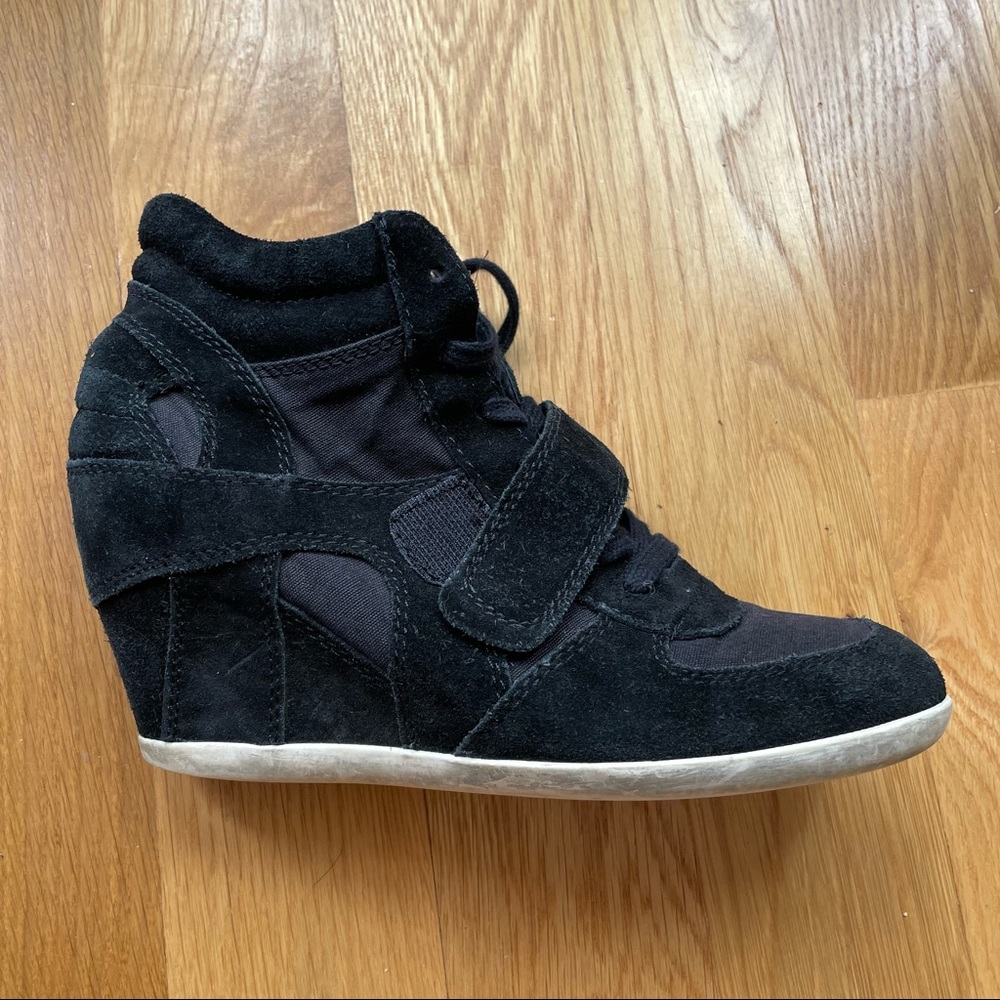 Ash Black High Heel Sneakers